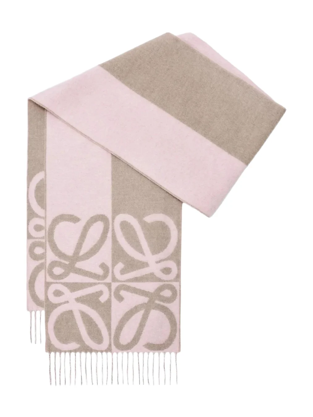 Women's Two-Tone Anagram Wool-Cashmere Scarf