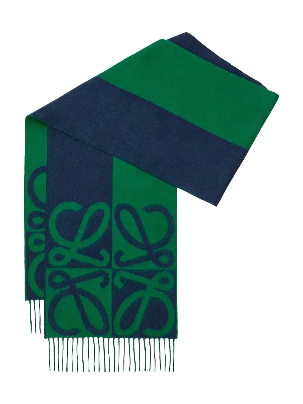 Women's Two-Tone Anagram Wool-Cashmere Scarf