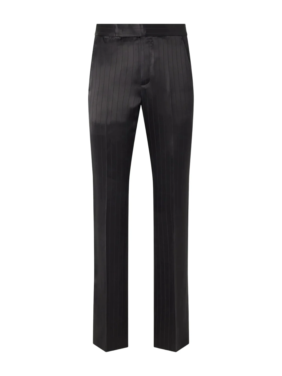 Tom Ford Straight-Leg Pinstriped Satin Suit Trousers - Men
