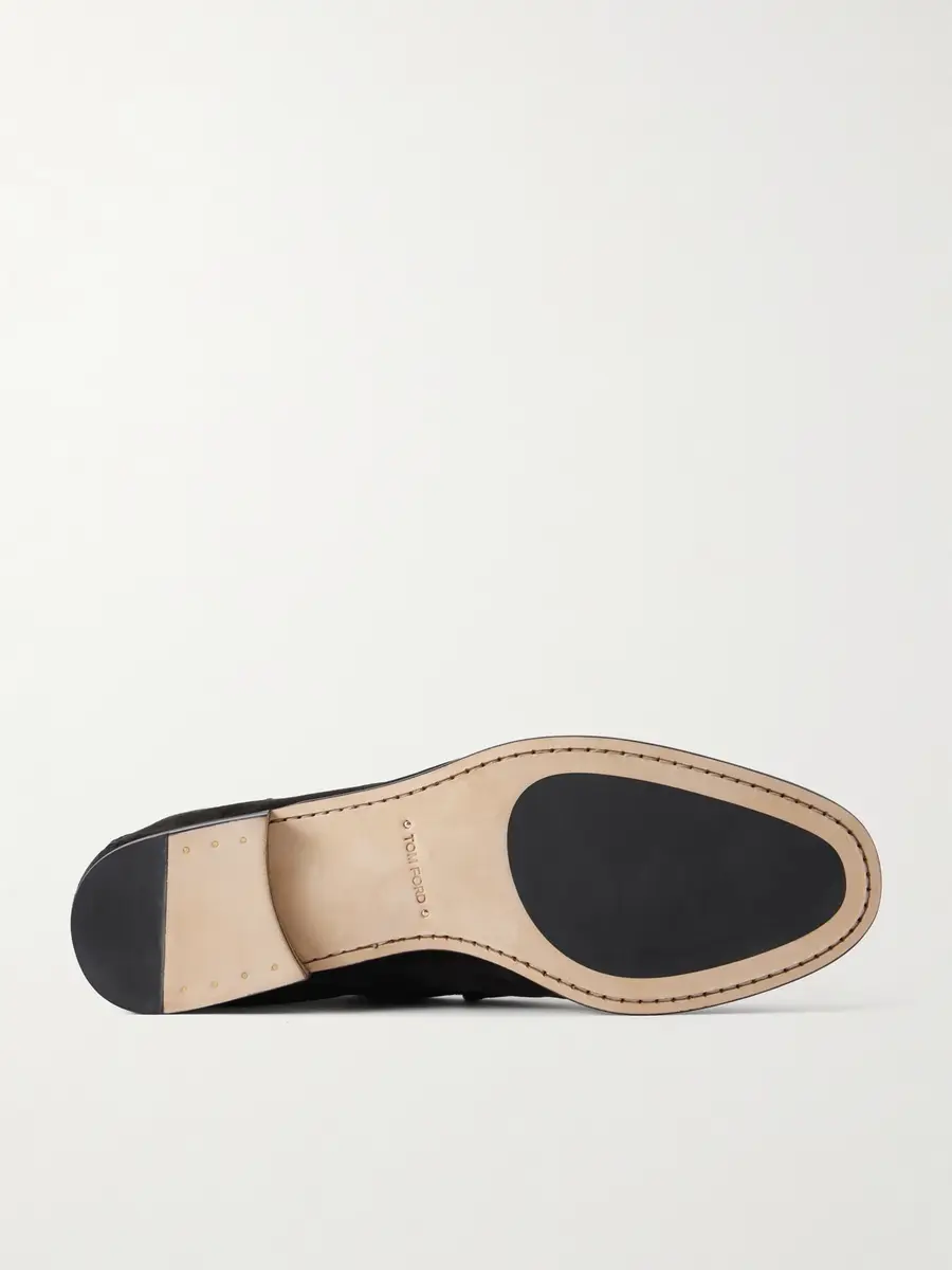 Tom Ford Ripley Embellished Suede Loafers - Men | Thumbnail 3