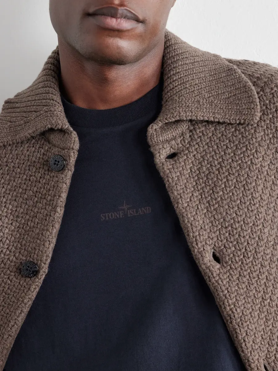 Stone Island Garment-Dyed Printed Organic Cotton-Jersey T-Shirt - Men | Thumbnail 5