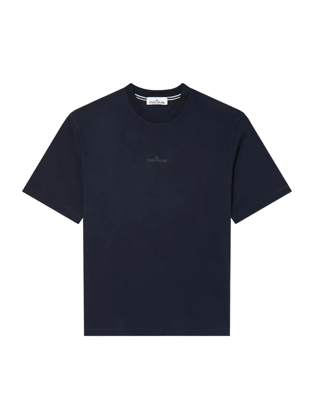 Stone Island Garment-Dyed Printed Organic Cotton-Jersey T-Shirt - Men