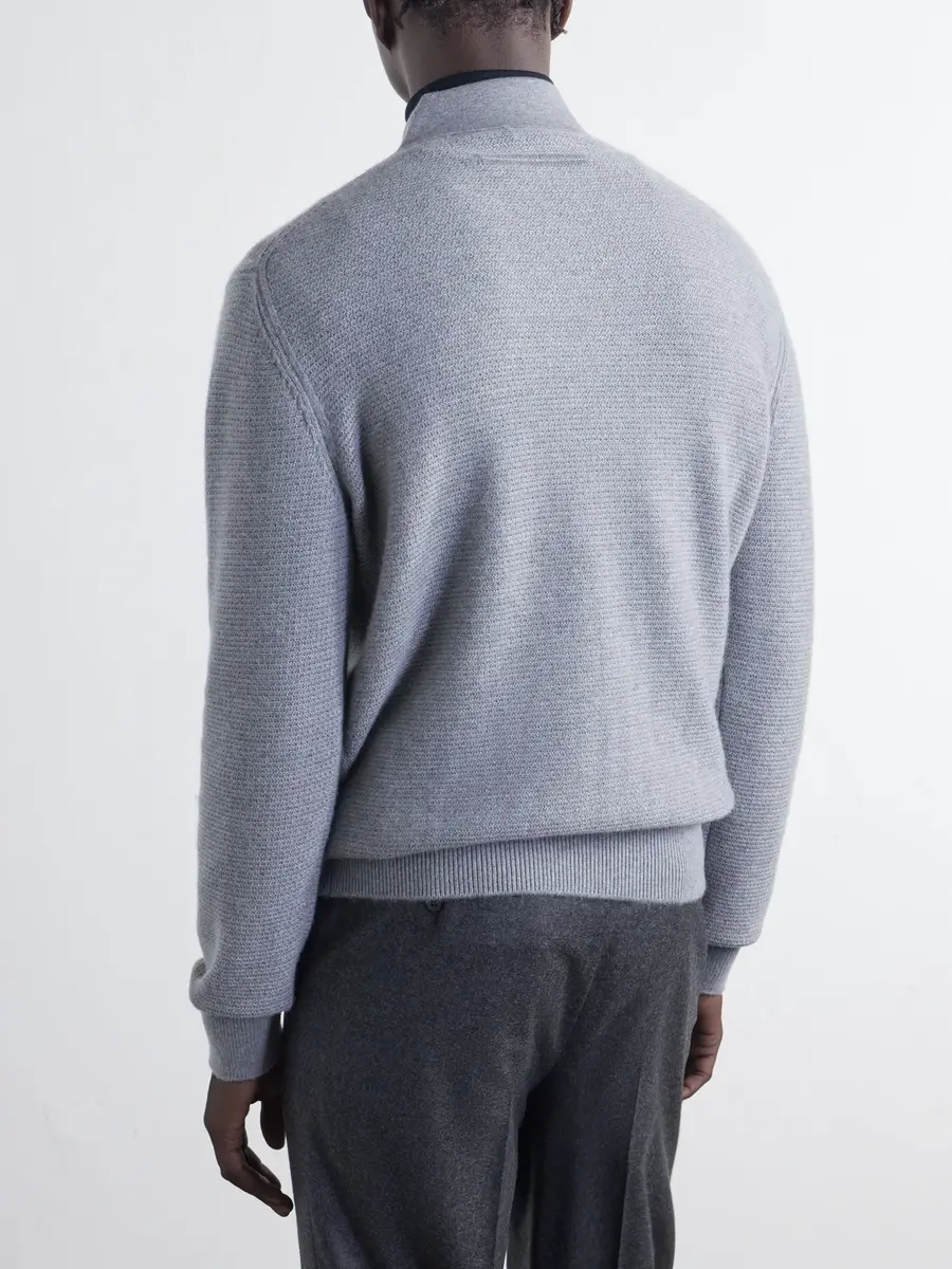 Zegna Oasi Cashmere-Piqué Polo Shirt - Men | Thumbnail 4