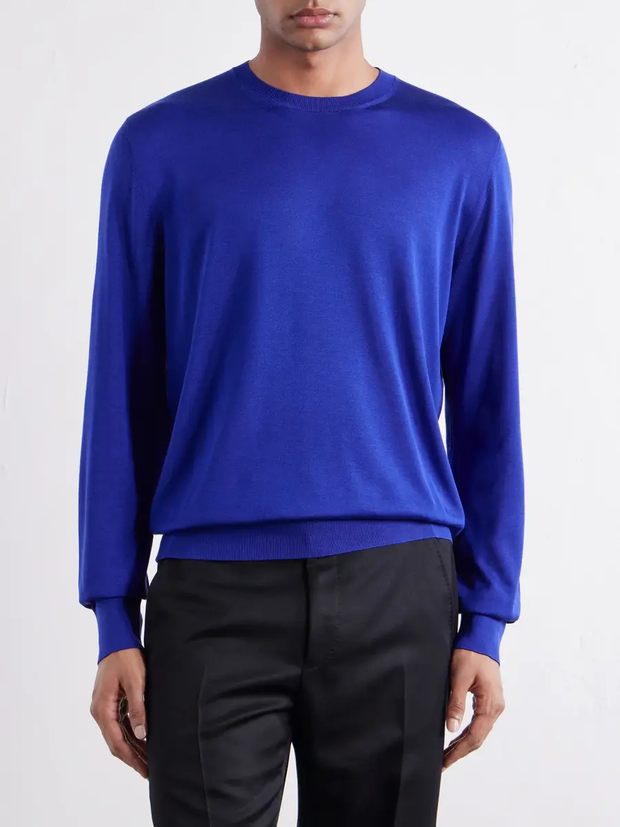 Tom Ford Silk Sweater - Men | Thumbnail 3 Tom Ford Silk Sweater - Men | Thumbnail 3