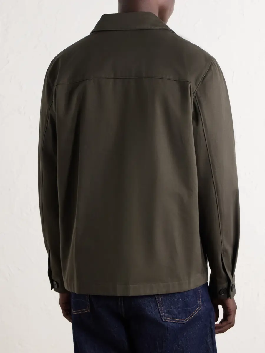 Sunspel Cotton-Drill Jacket - Men | Thumbnail 4