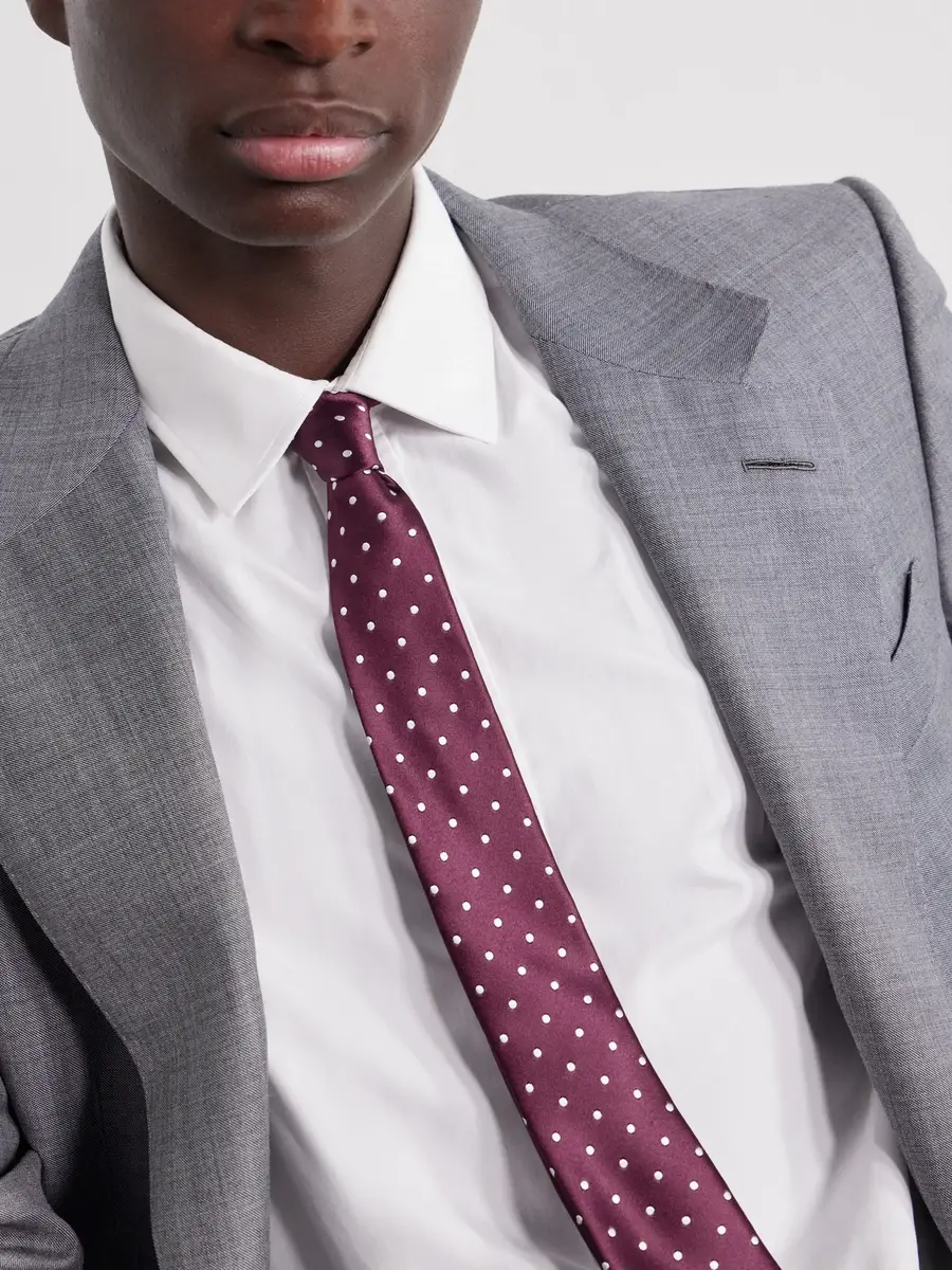 Tom Ford 6cm Polka-Dot Jacquard Silk-Satin Tie - Men | Thumbnail 3 Tom Ford 6cm Polka-Dot Jacquard Silk-Satin Tie - Men | Thumbnail 3