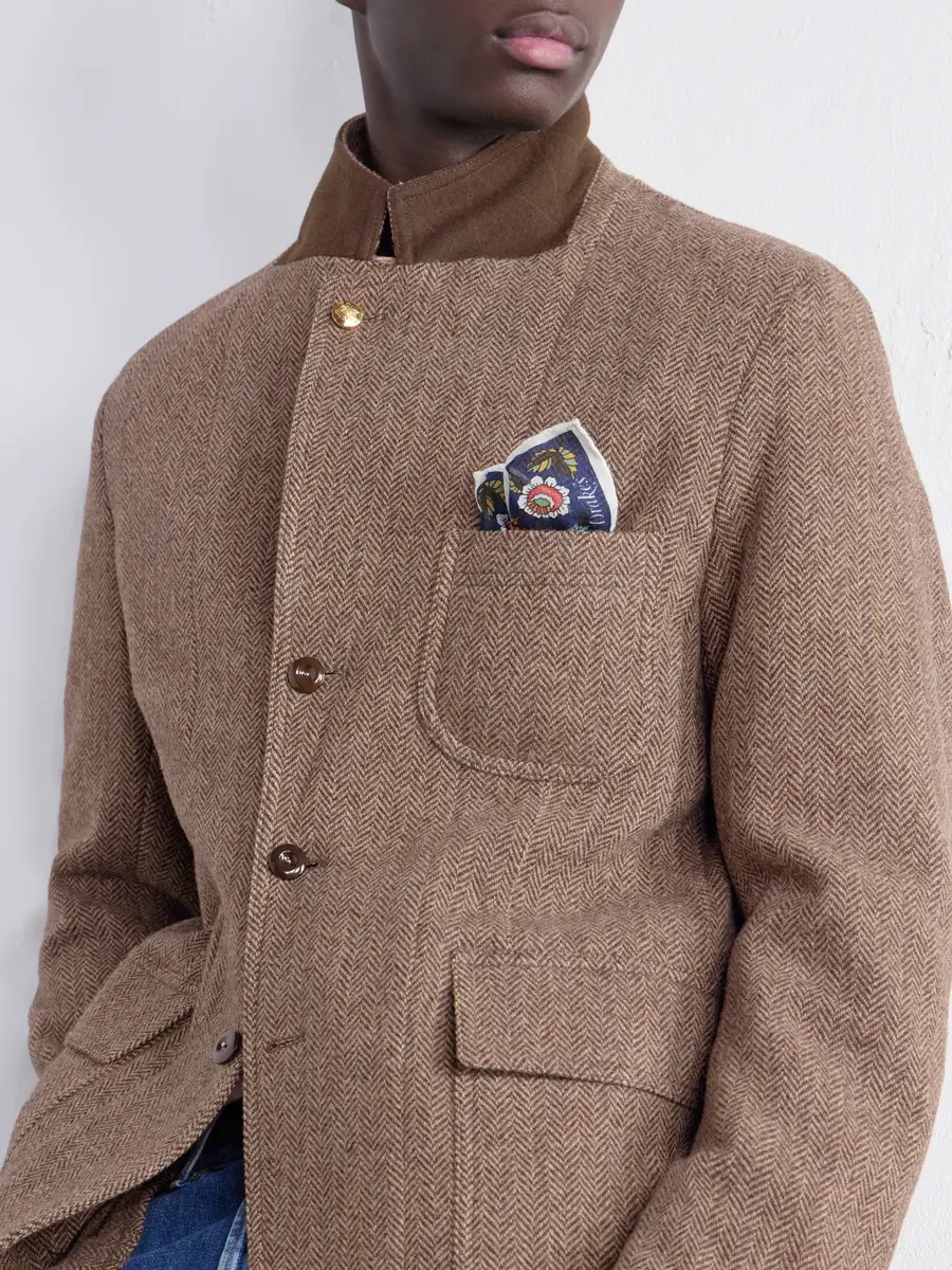 Drake's Games Herringbone Virgin Wool-Tweed Blazer - Men | Thumbnail 5 Drake's Games Herringbone Virgin Wool-Tweed Blazer - Men | Thumbnail 5