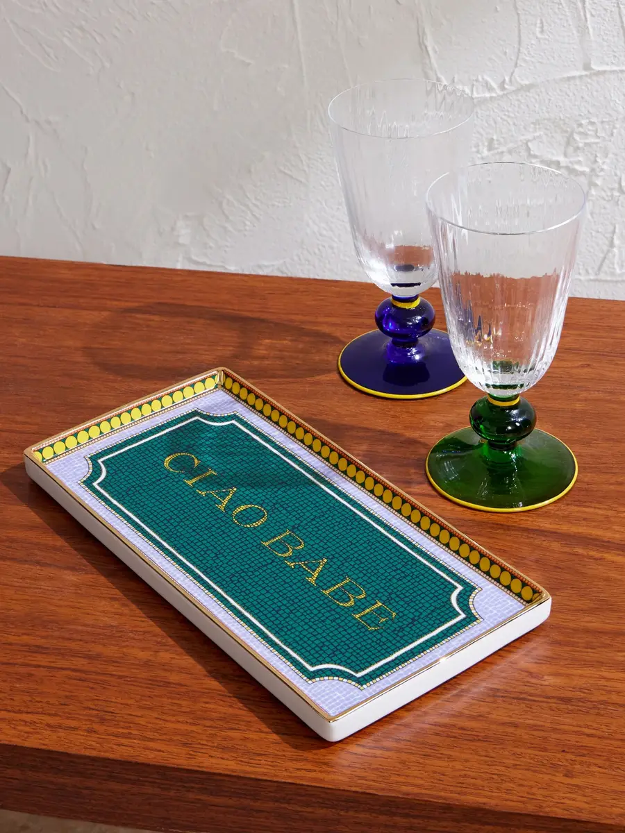 La DoubleJ Ciao Babe Porcelain Tray - Men | Thumbnail 2 La DoubleJ Ciao Babe Porcelain Tray - Men | Thumbnail 2