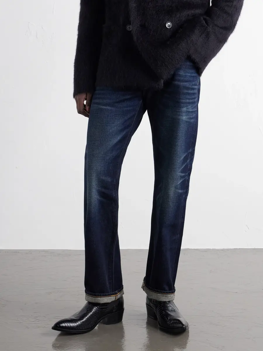 Tom Ford Dagger Lizard-Effect Leather Chelsea Boots - Men | Thumbnail 2