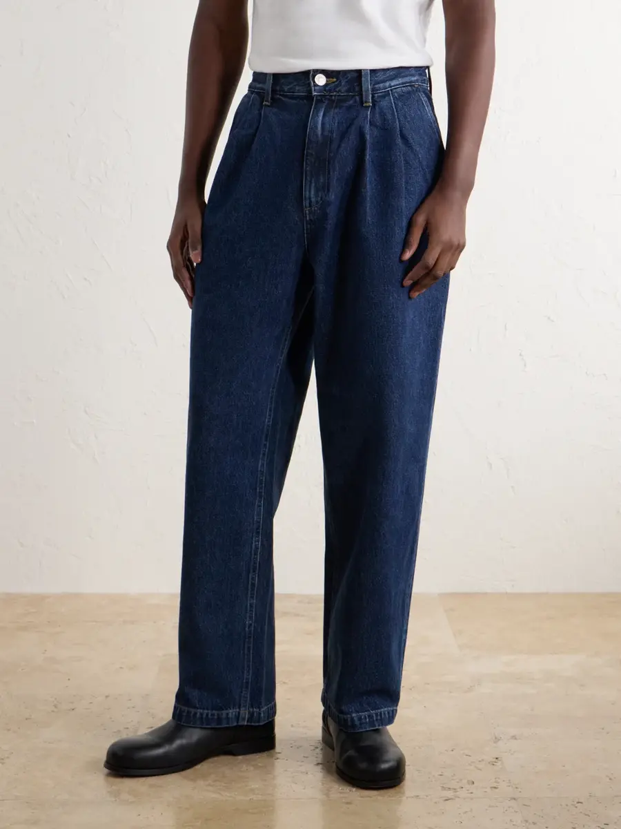 AGOLDE Slater Straight-Leg Pleated Jeans - Men | Thumbnail 3