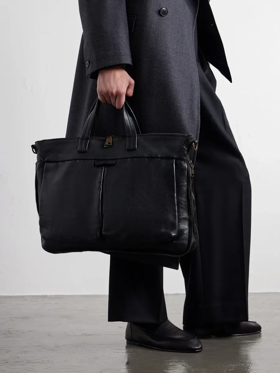 Officine Creative Helmet/046 Full-Grain Leather Briefcase - Men | Thumbnail 2 Officine Creative Helmet/046 Full-Grain Leather Briefcase - Men | Thumbnail 2