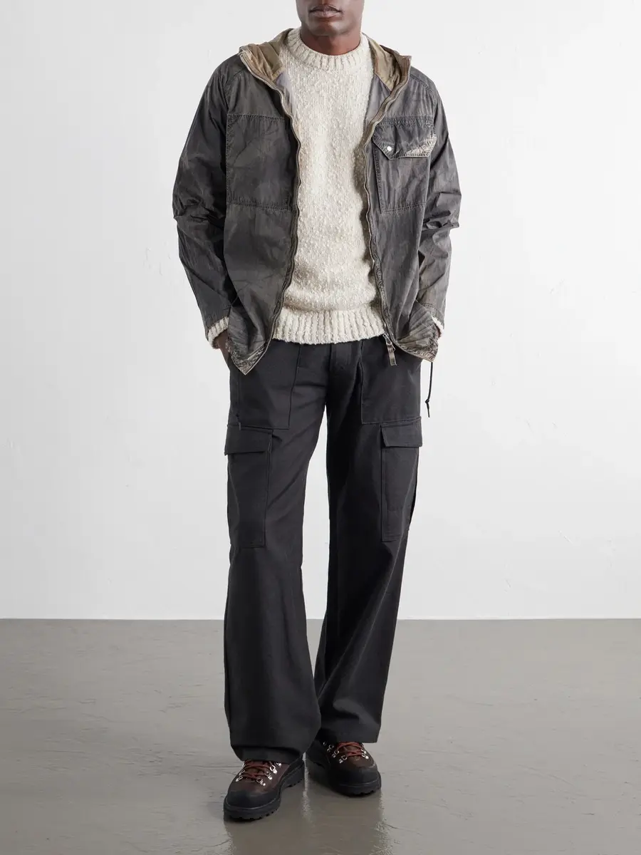 Stone Island Speckled Wool Nylon Sweater - Men | Thumbnail 2 Stone Island Speckled Wool Nylon Sweater - Men | Thumbnail 2
