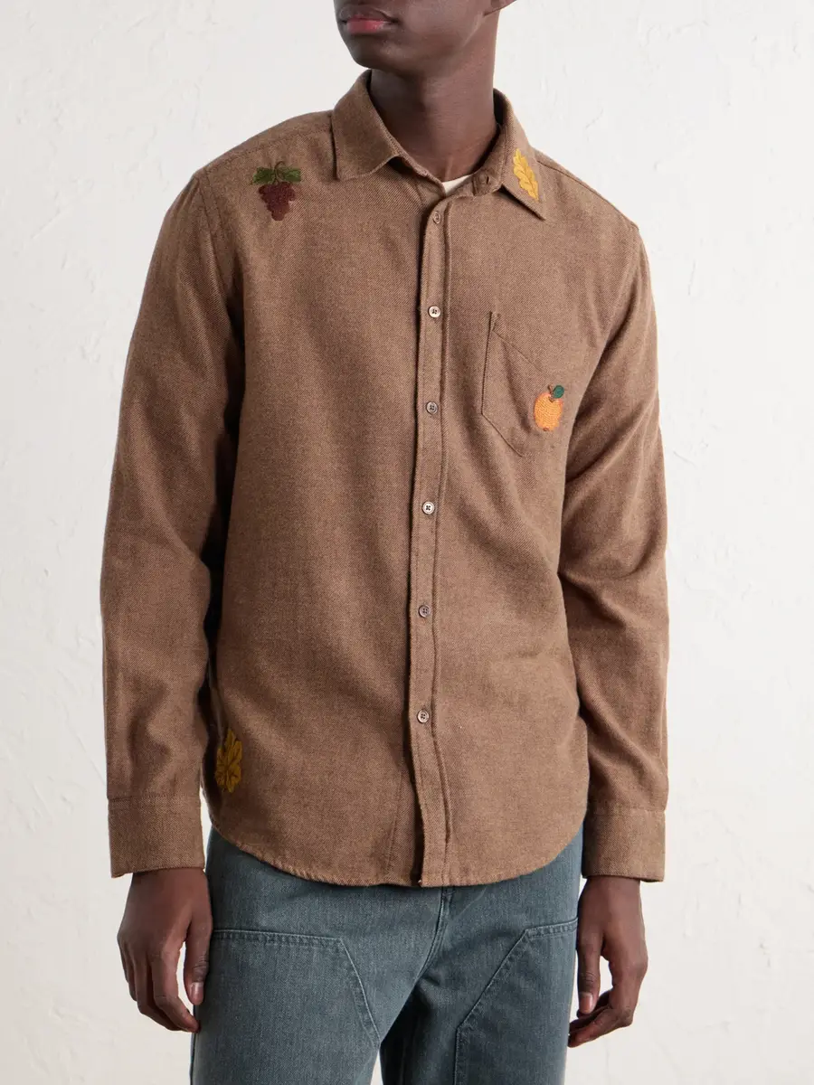 Portuguese Flannel Embroidered Cotton-Flannel Shirt - Men | Thumbnail 3 Portuguese Flannel Embroidered Cotton-Flannel Shirt - Men | Thumbnail 3
