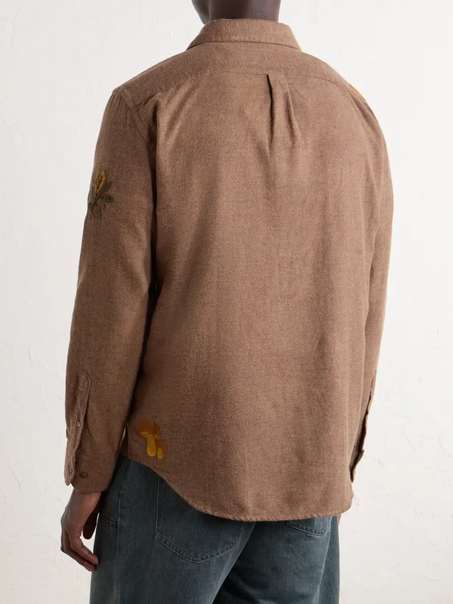 Portuguese Flannel Embroidered Cotton-Flannel Shirt - Men | Thumbnail 4 Portuguese Flannel Embroidered Cotton-Flannel Shirt - Men | Thumbnail 4