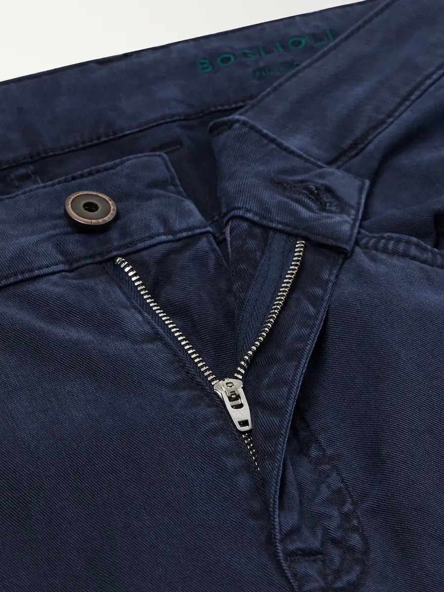 Boglioli Straight-Leg Garment-Dyed Cotton-Blend Twill Trousers - Men | Thumbnail 6 Boglioli Straight-Leg Garment-Dyed Cotton-Blend Twill Trousers - Men | Thumbnail 6