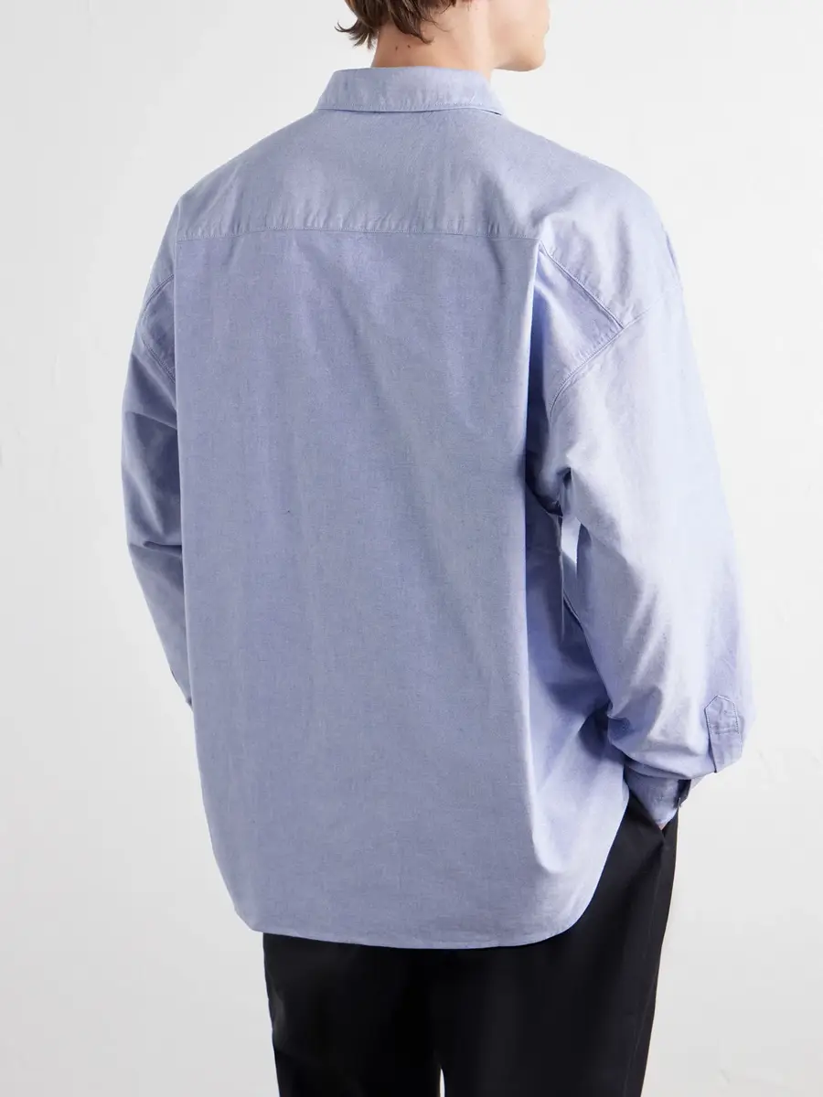 Neighborhood Logo-Embroidered Cotton Oxford Shirt - Men | Thumbnail 4 Neighborhood Logo-Embroidered Cotton Oxford Shirt - Men | Thumbnail 4