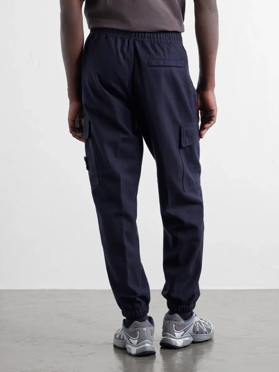 Stone Island Garment-Dyed Wool-Blend Nylon Flannel-TC Cargo Sweatpants - Men | Thumbnail 4 Stone Island Garment-Dyed Wool-Blend Nylon Flannel-TC Cargo Sweatpants - Men | Thumbnail 4