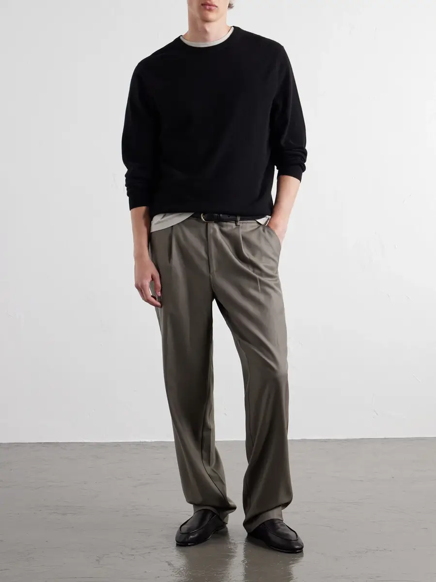 N.Peal Oxford Cashmere Sweater - Men | Thumbnail 2 N.Peal Oxford Cashmere Sweater - Men | Thumbnail 2