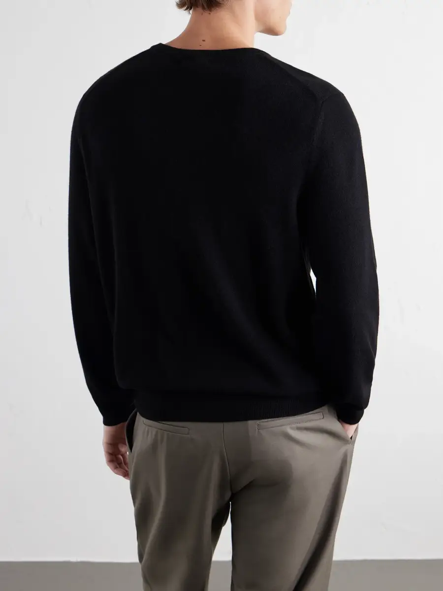 N.Peal Oxford Cashmere Sweater - Men | Thumbnail 4 N.Peal Oxford Cashmere Sweater - Men | Thumbnail 4