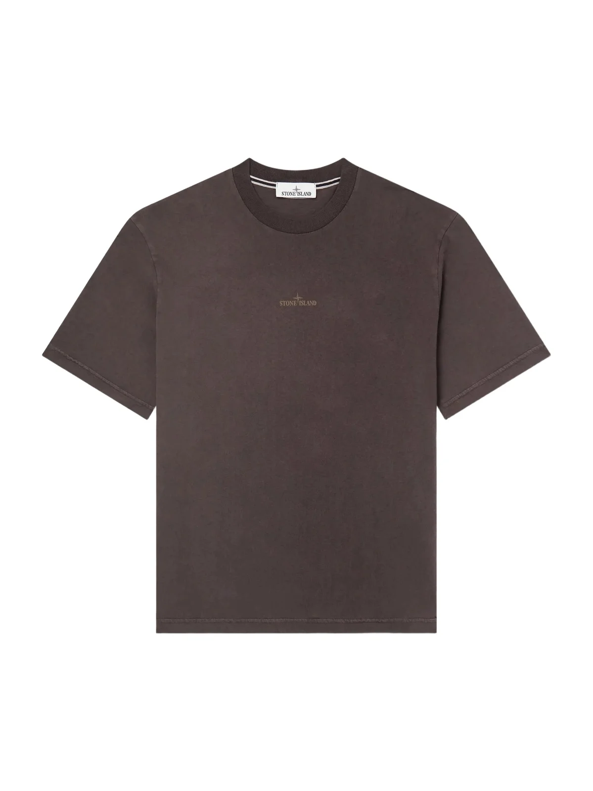 Stone Island Garment-Dyed Printed Organic Cotton-Jersey T-Shirt - Men