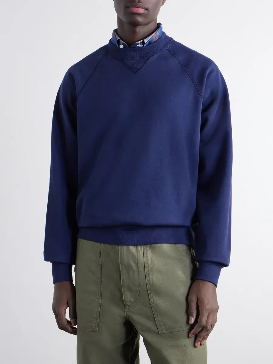 Drake's Garment-Washed Cotton-Jersey Sweatshirt - Men | Thumbnail 3