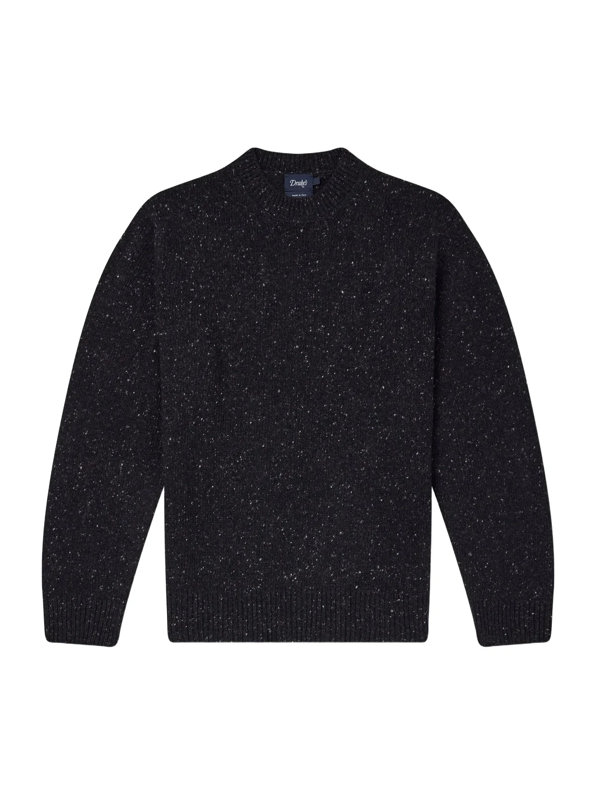 Drake's Donegal Mélange Wool, Silk and Cashmere-Blend Sweater - Men