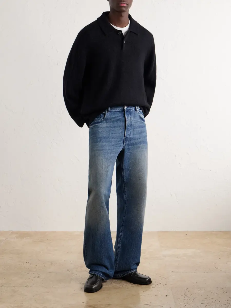 Corridor Alpaca-Blend Polo Sweater - Men | Thumbnail 2