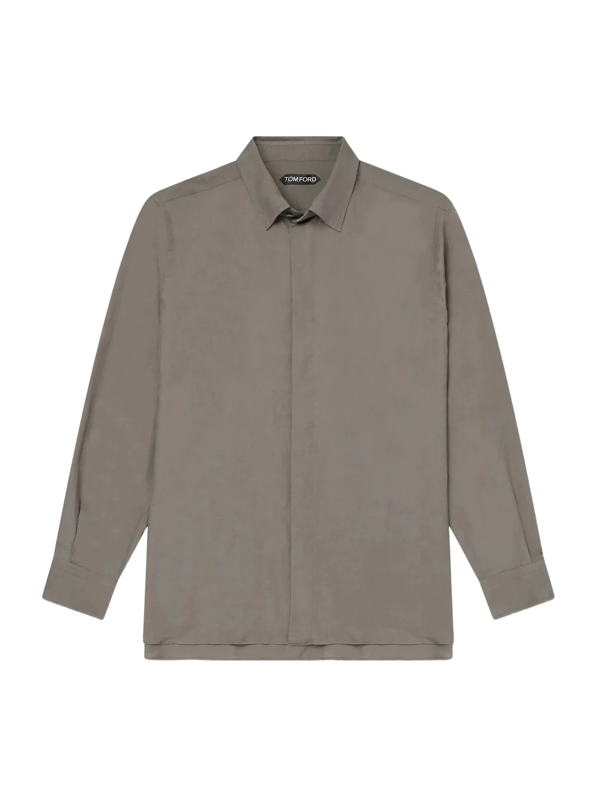 Tom Ford Cotton and Silk-Blend Twill Shirt - Men