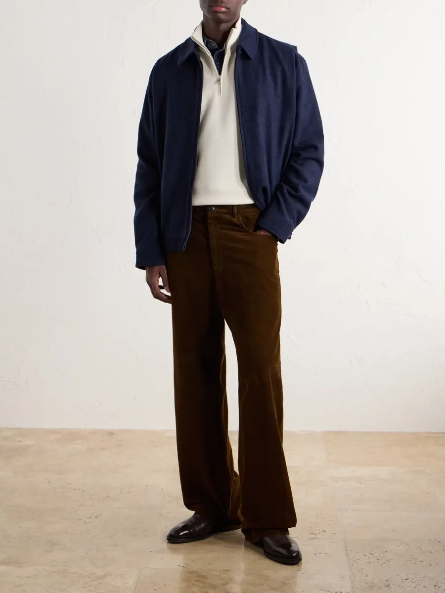 Portuguese Flannel Aurelia Felted Wool Blouson Jacket - Men | Thumbnail 2 Portuguese Flannel Aurelia Felted Wool Blouson Jacket - Men | Thumbnail 2