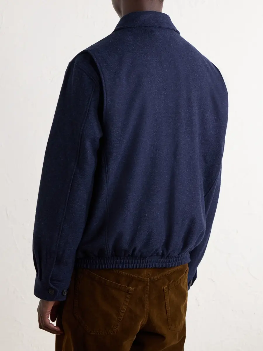 Portuguese Flannel Aurelia Felted Wool Blouson Jacket - Men | Thumbnail 4 Portuguese Flannel Aurelia Felted Wool Blouson Jacket - Men | Thumbnail 4