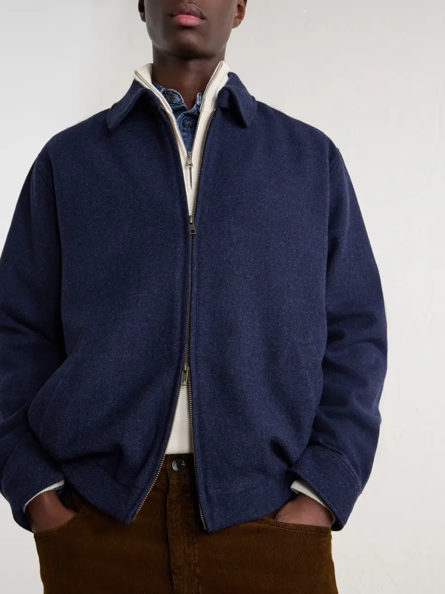 Portuguese Flannel Aurelia Felted Wool Blouson Jacket - Men | Thumbnail 5 Portuguese Flannel Aurelia Felted Wool Blouson Jacket - Men | Thumbnail 5