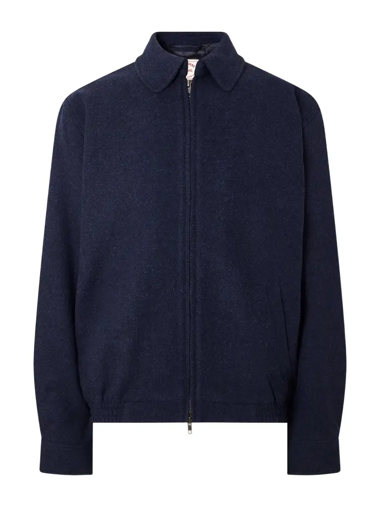 Portuguese Flannel Aurelia Felted Wool Blouson Jacket - Men