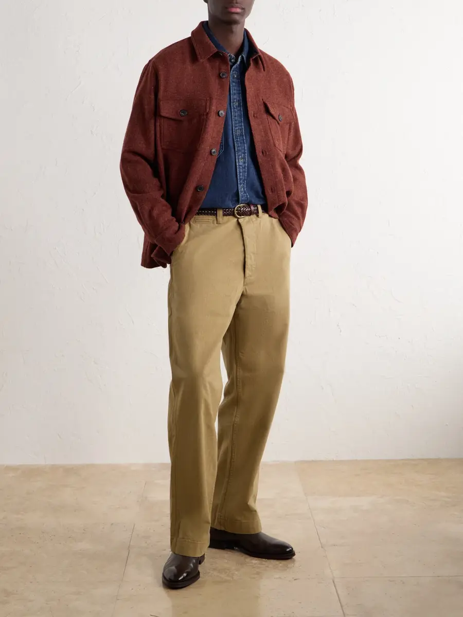 Portuguese Flannel Mélange Wool-Tweed Overshirt - Men | Thumbnail 2