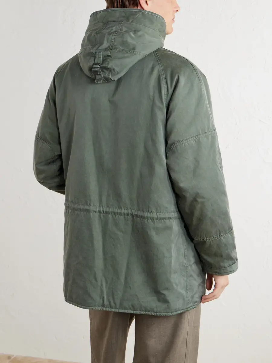 A.PRESSE Vintage Silk and Cotton-Blend Twill N-3B Flight Jacket - Men | Thumbnail 4 A.PRESSE Vintage Silk and Cotton-Blend Twill N-3B Flight Jacket - Men | Thumbnail 4