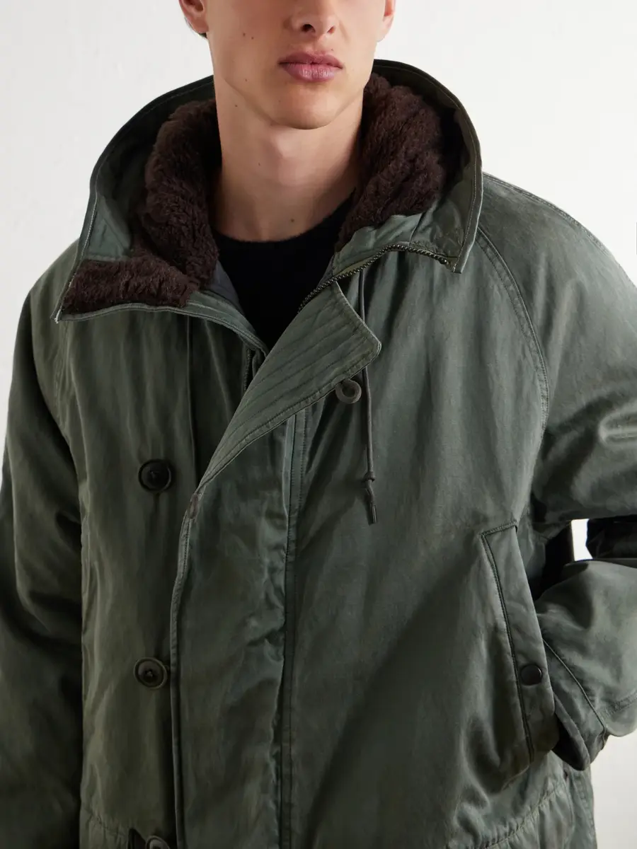 A.PRESSE Vintage Silk and Cotton-Blend Twill N-3B Flight Jacket - Men | Thumbnail 5 A.PRESSE Vintage Silk and Cotton-Blend Twill N-3B Flight Jacket - Men | Thumbnail 5