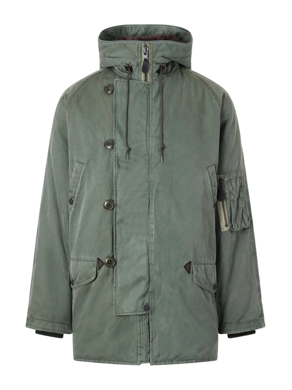Vintage Silk and Cotton-Blend Twill N-3B Flight Jacket - Men