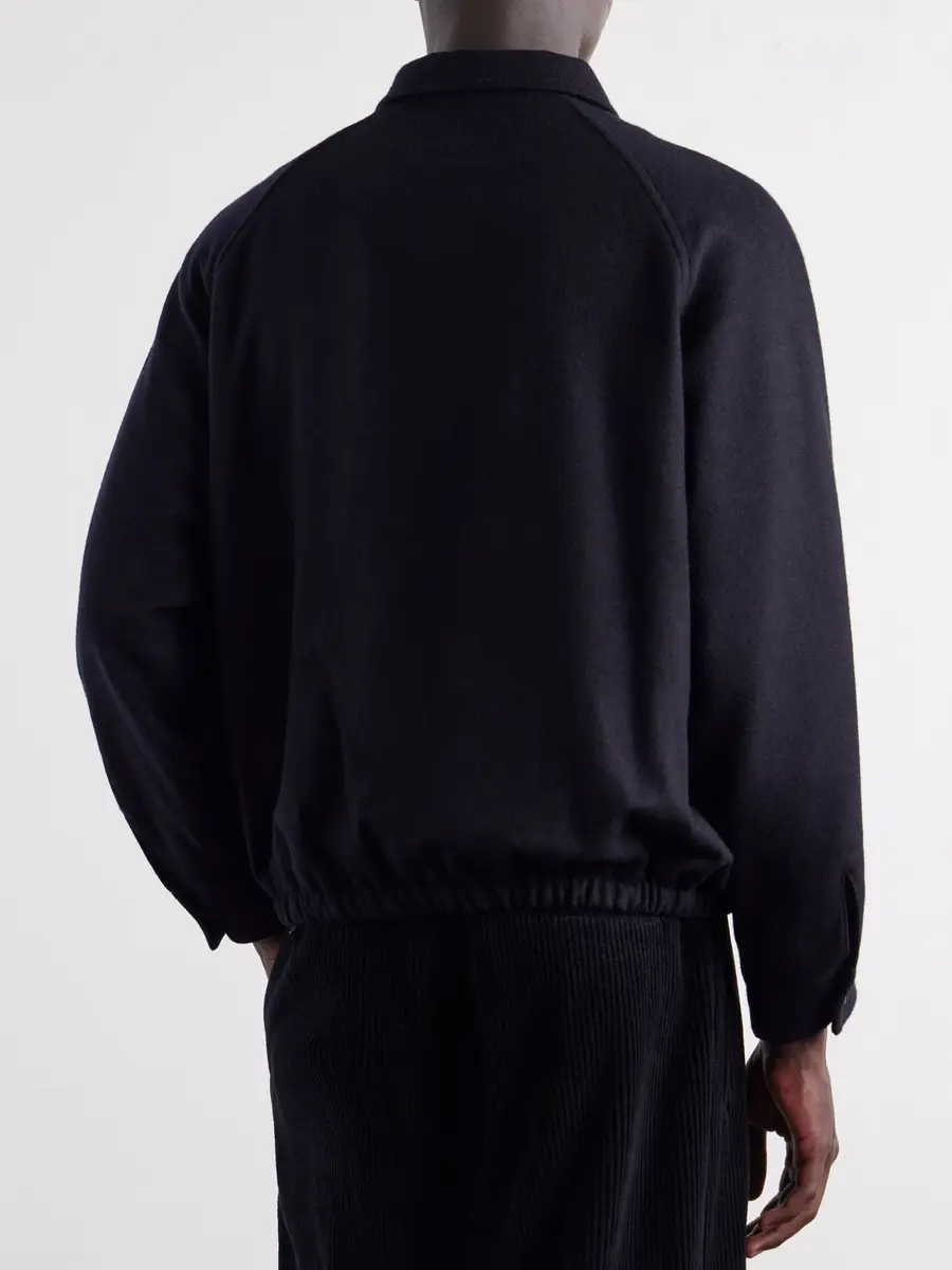 A.PRESSE Cashmere Flannel Blouson Jacket - Men | Thumbnail 4