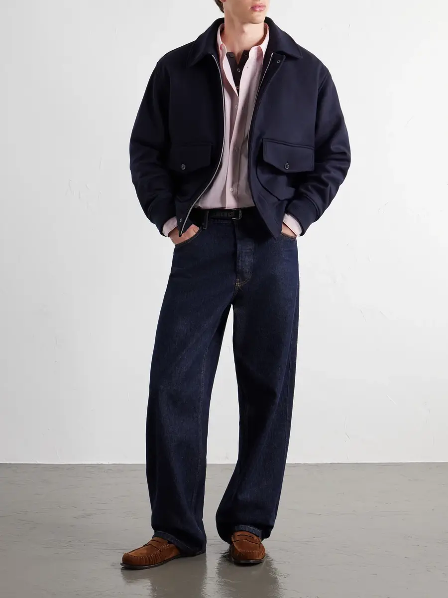 A.P.C. Charlie Wool-Blend Twill Blouson Jacket - Men | Thumbnail 2 A.P.C. Charlie Wool-Blend Twill Blouson Jacket - Men | Thumbnail 2