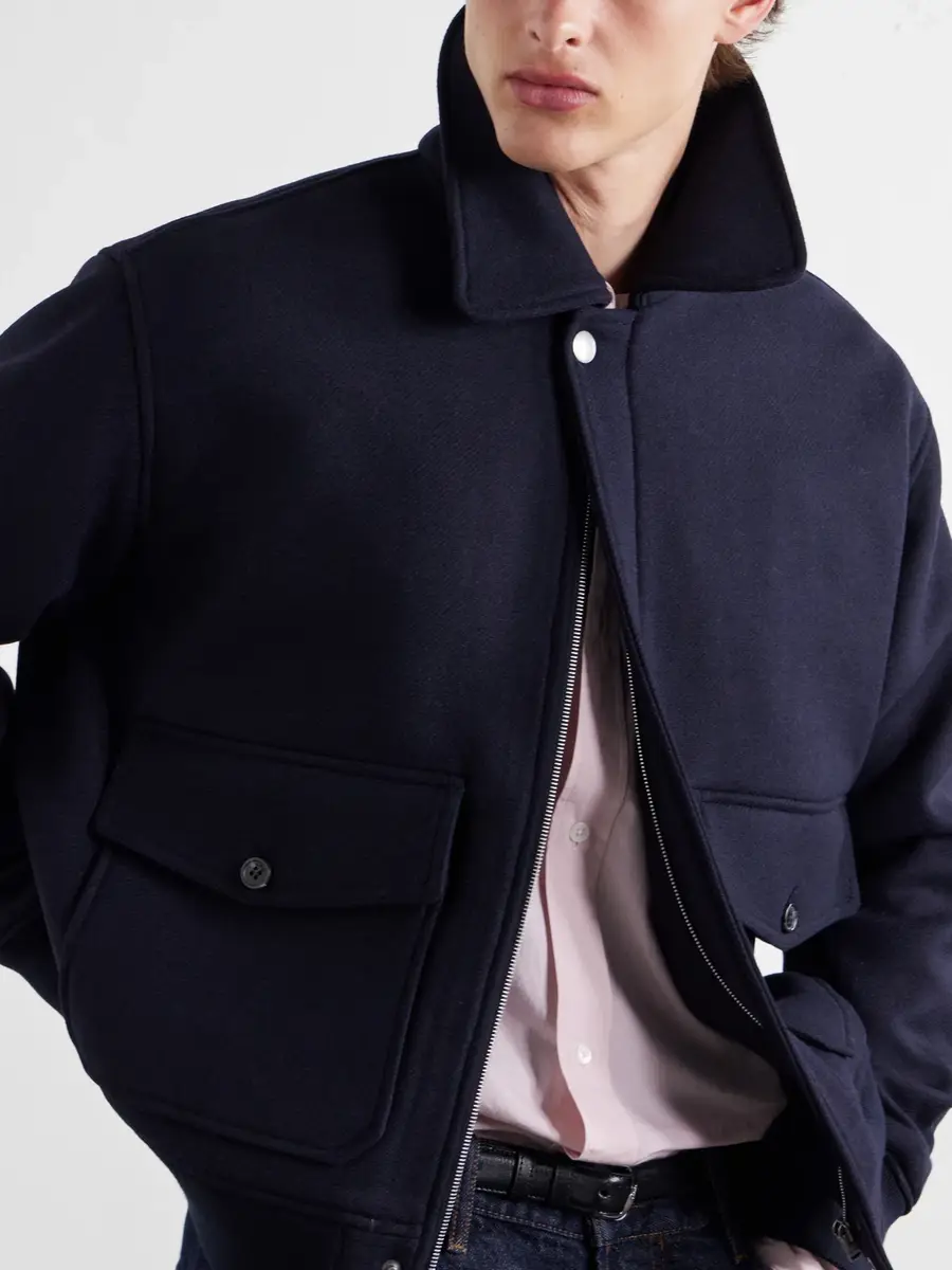 A.P.C. Charlie Wool-Blend Twill Blouson Jacket - Men | Thumbnail 5 A.P.C. Charlie Wool-Blend Twill Blouson Jacket - Men | Thumbnail 5