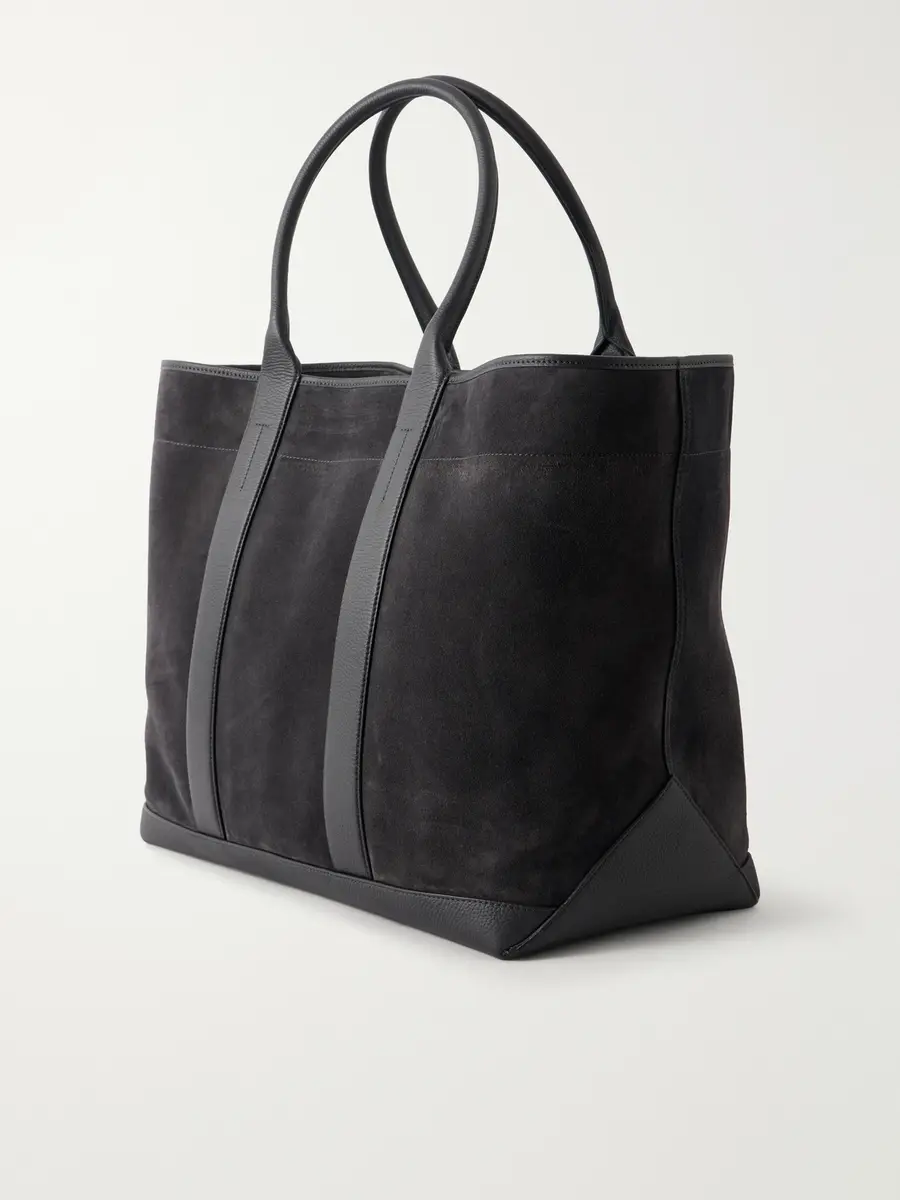 Tom Ford Leather-Trimmed Suede Weekend Bag - Men | Thumbnail 4
