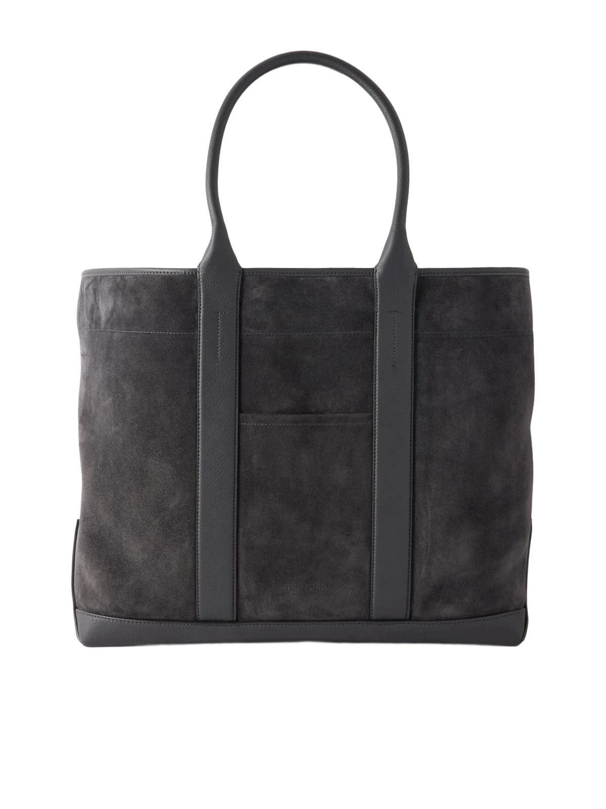 Tom Ford Leather-Trimmed Suede Weekend Bag - Men