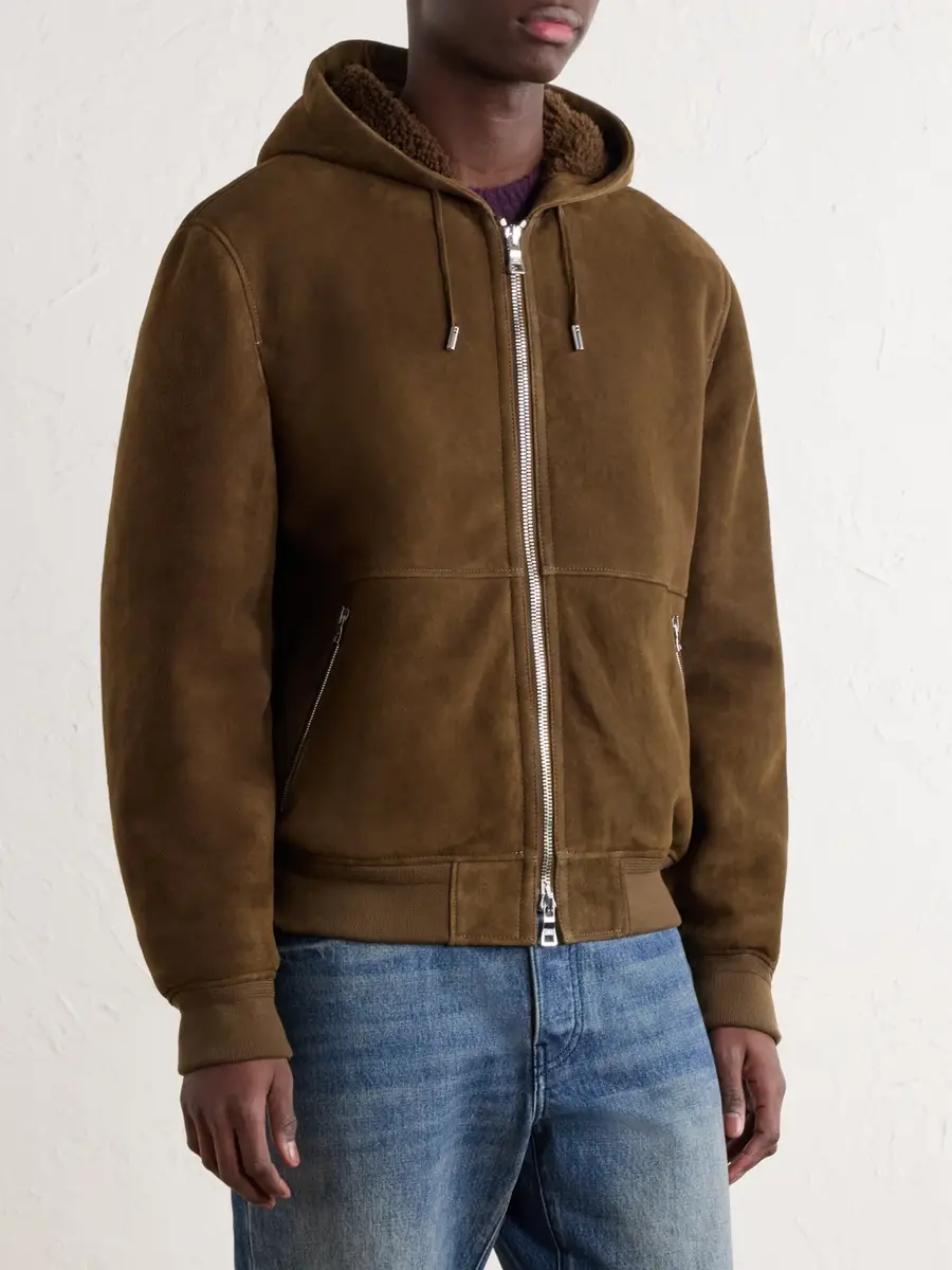 MR P. Hooded Shearling Jacket - Men | Thumbnail 3