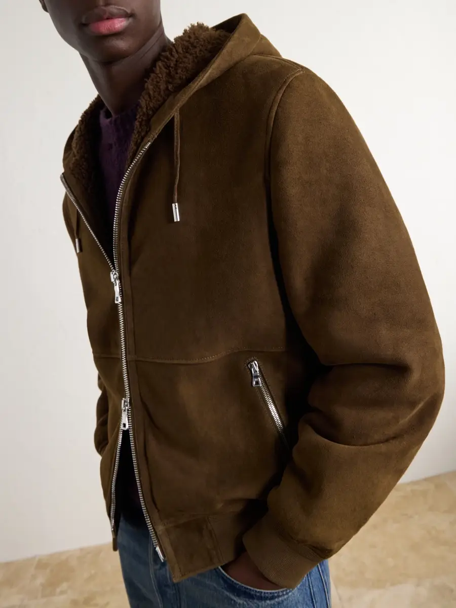 MR P. Hooded Shearling Jacket - Men | Thumbnail 5