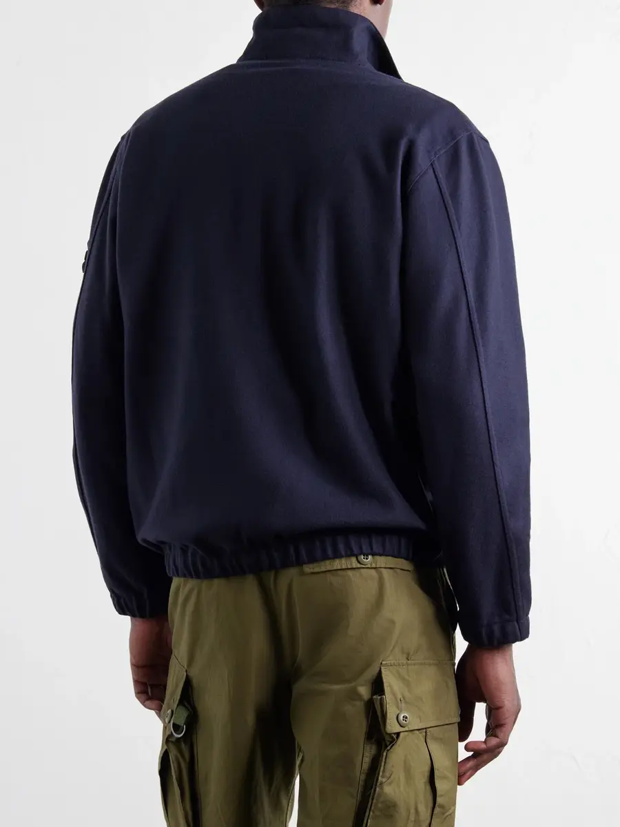 Stone Island Garment-Dyed Wool Nylon Flannel-TC Overshirt - Men | Thumbnail 4