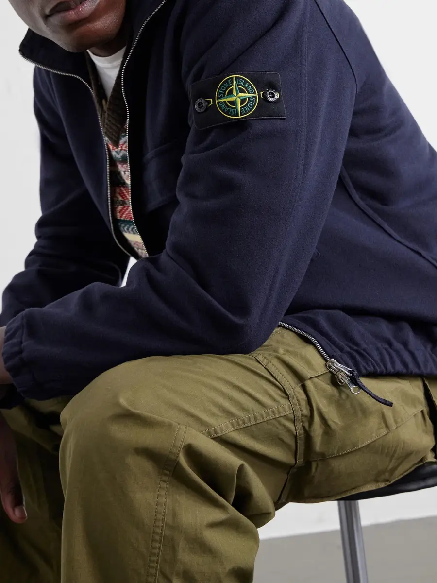 Stone Island Garment-Dyed Wool Nylon Flannel-TC Overshirt - Men | Thumbnail 5