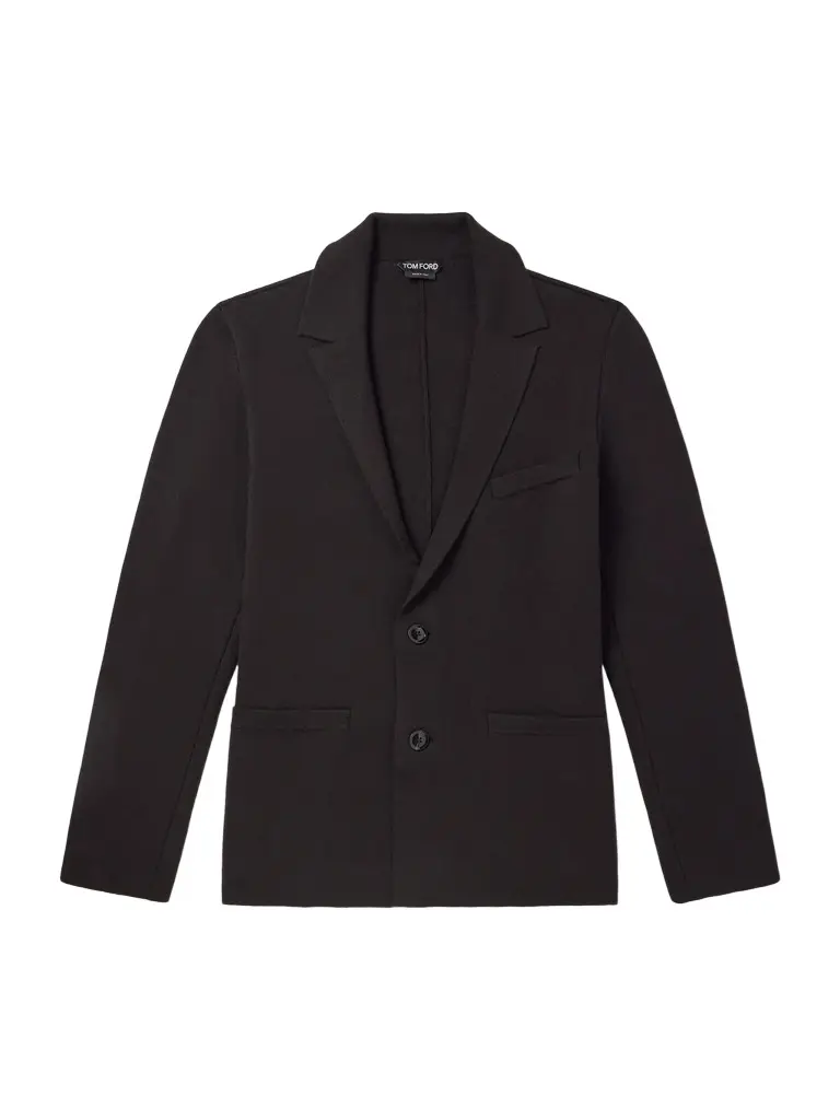 Tom Ford Knitted Wool-Blend Blazer - Men