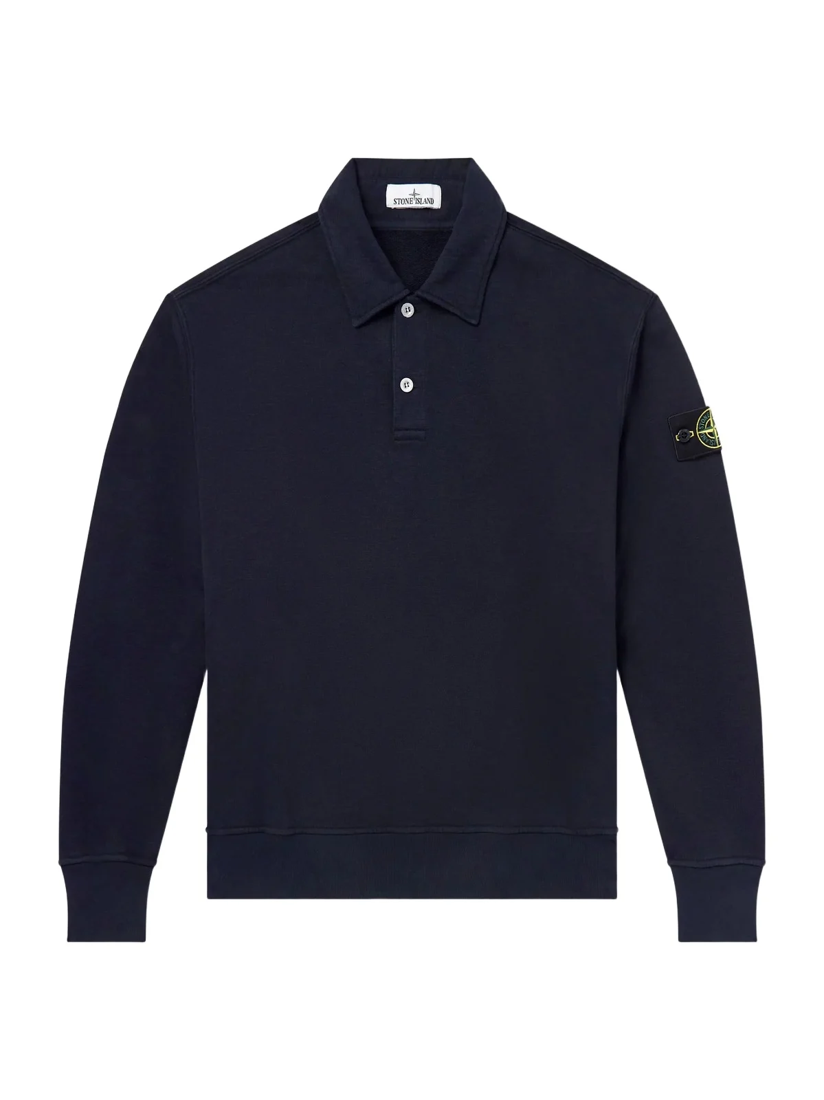 Stone Island Garment-Dyed Tubular Cotton-Fleece Sweatshirt - Men
