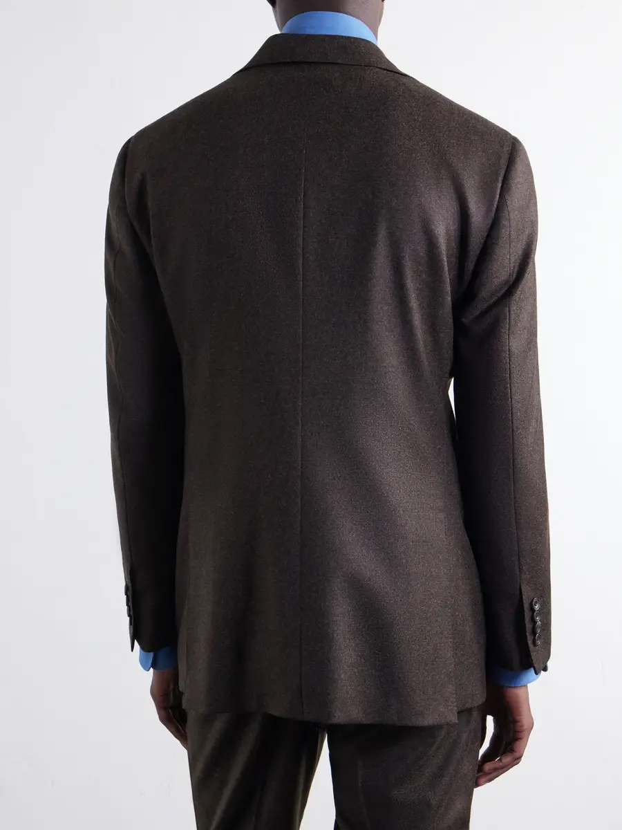 Thom Sweeney Wool-Blend Flannel Suit Jacket - Men | Thumbnail 4 Thom Sweeney Wool-Blend Flannel Suit Jacket - Men | Thumbnail 4