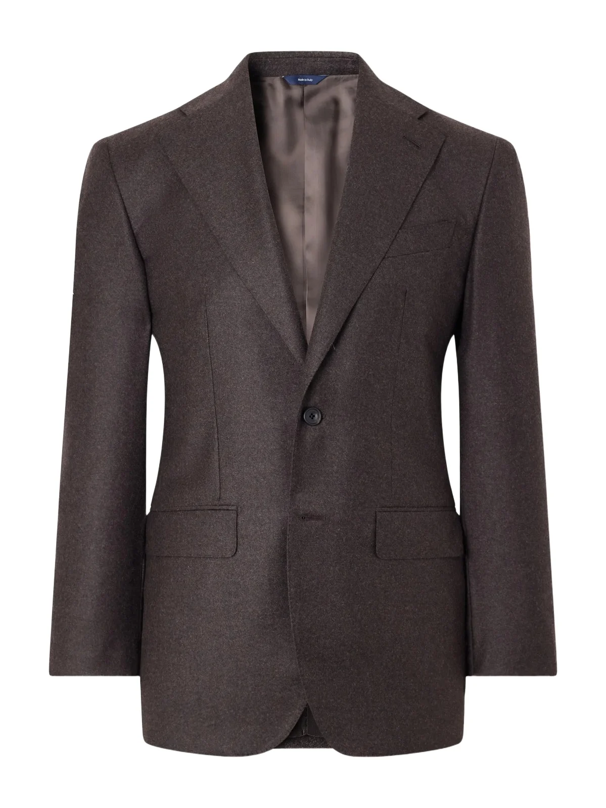 Thom Sweeney Wool-Blend Flannel Suit Jacket - Men