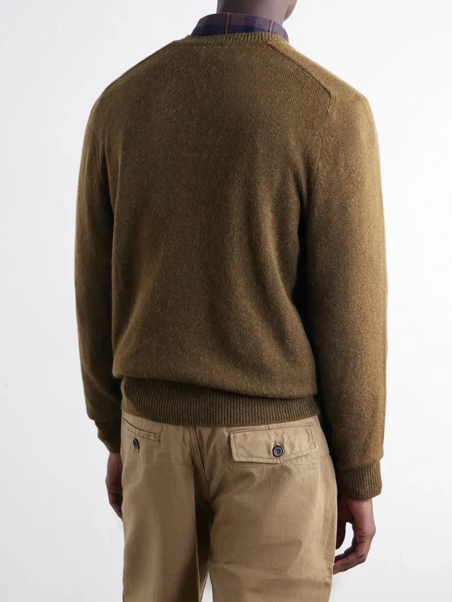 Drake's Wool and Alpaca-Blend Sweater - Men | Thumbnail 4 Drake's Wool and Alpaca-Blend Sweater - Men | Thumbnail 4